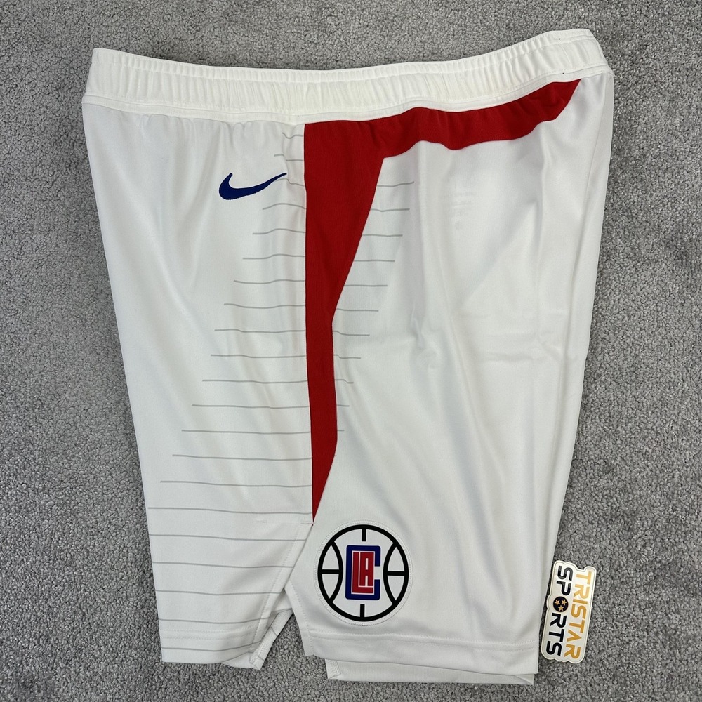 Los Angeles Clippers Shorts Mens XXL 44 White NBA Basketball Nike Dri-FIT ADV